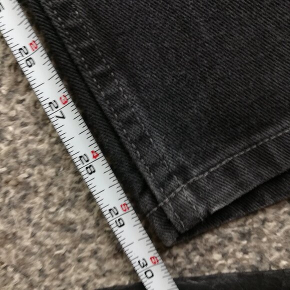 Vintage 2001 Levi’s Jeans 505 Straight Leg Black 32x30 USA Made Y2K - Picture 8 of 10